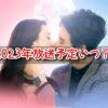 Ｗ 君と僕の世界　テレビ放送　予定いつ　地上波　BS　CS　日程